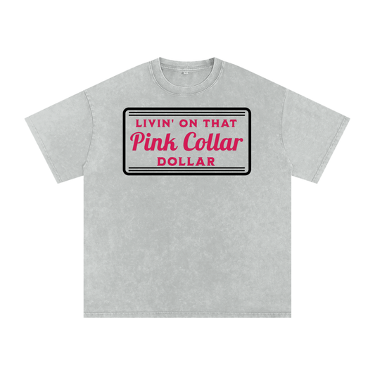 Pink Collar Dollar Tee