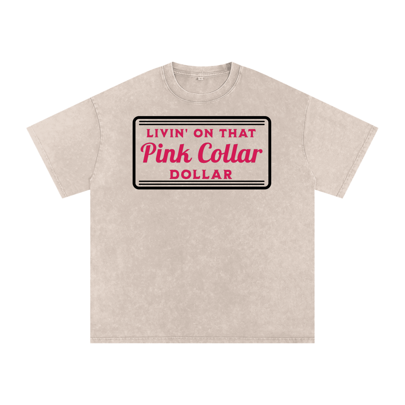 Pink Collar Dollar Tee