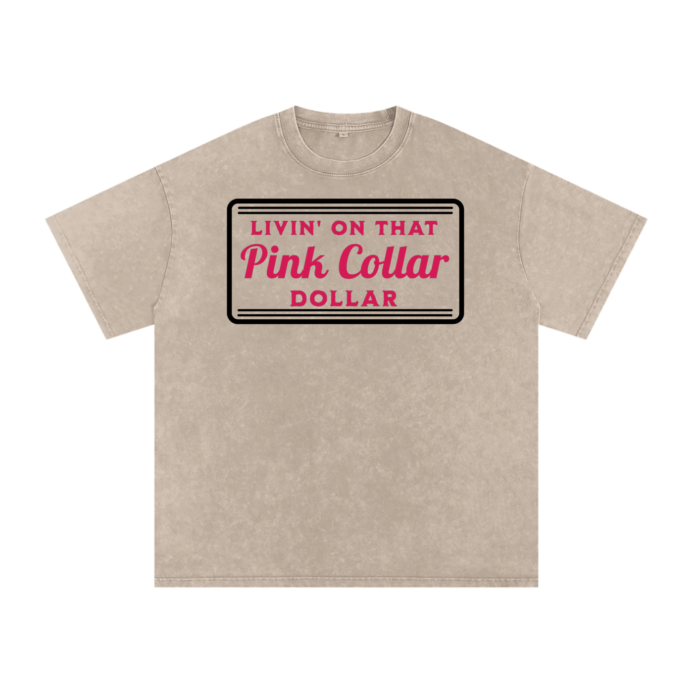 Pink Collar Dollar Tee
